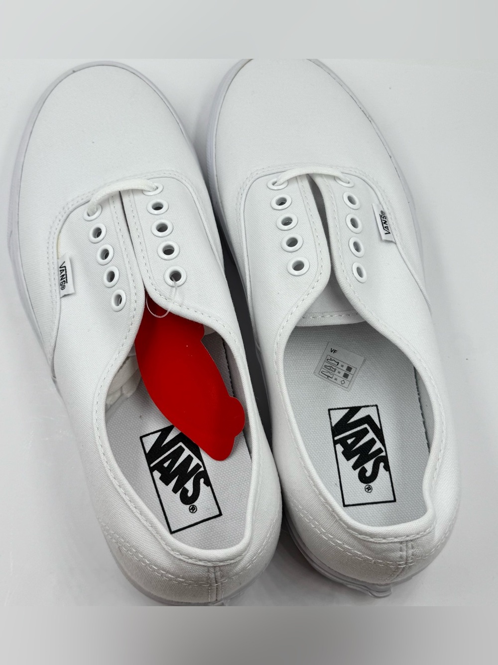 VANS Authentic Sneaker Shoes, True White - Like New